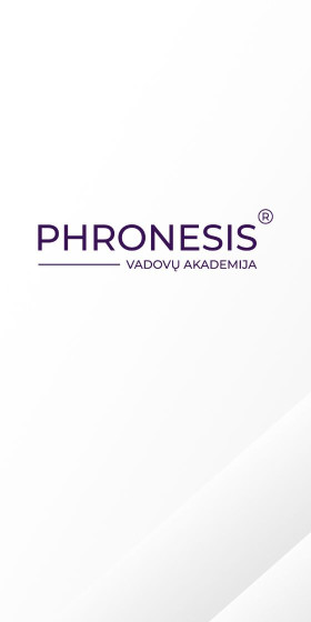 PHRONESIS vadovų akademija® - pokyčių programa