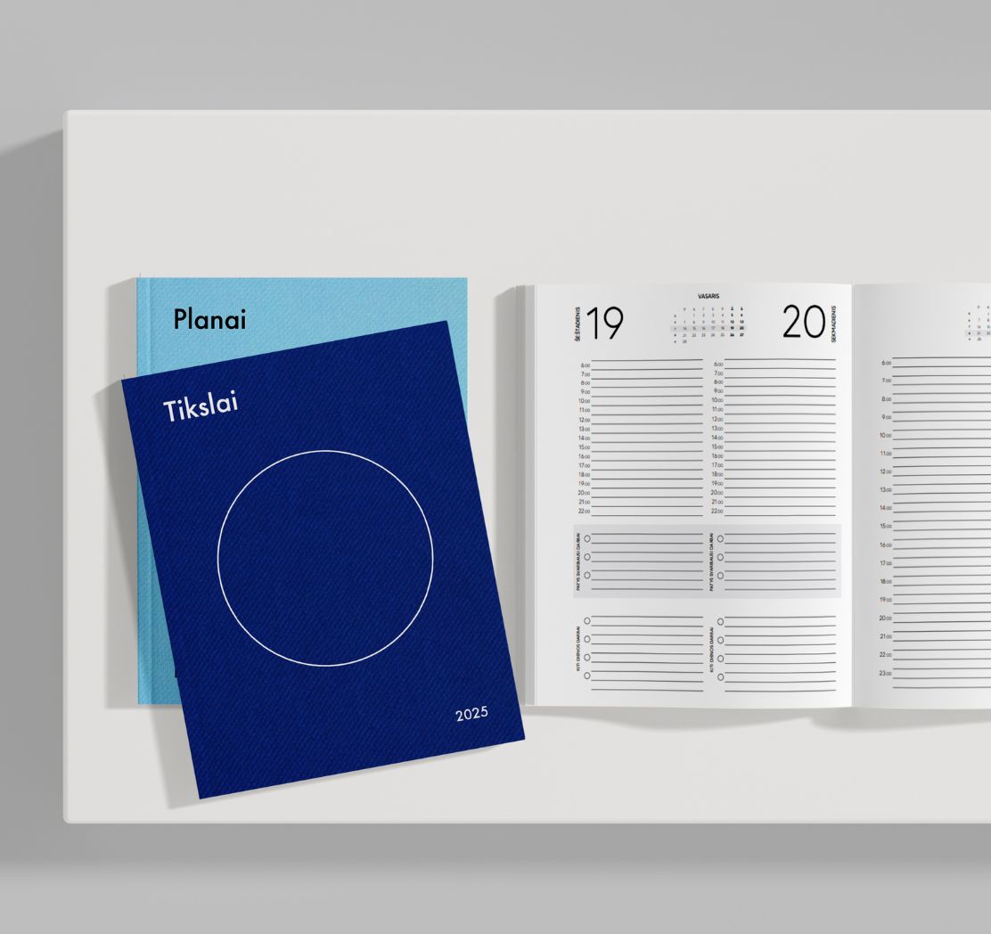 DaVinci 365® darbo knygos – „Tikslai – Planai“ – JŪRA