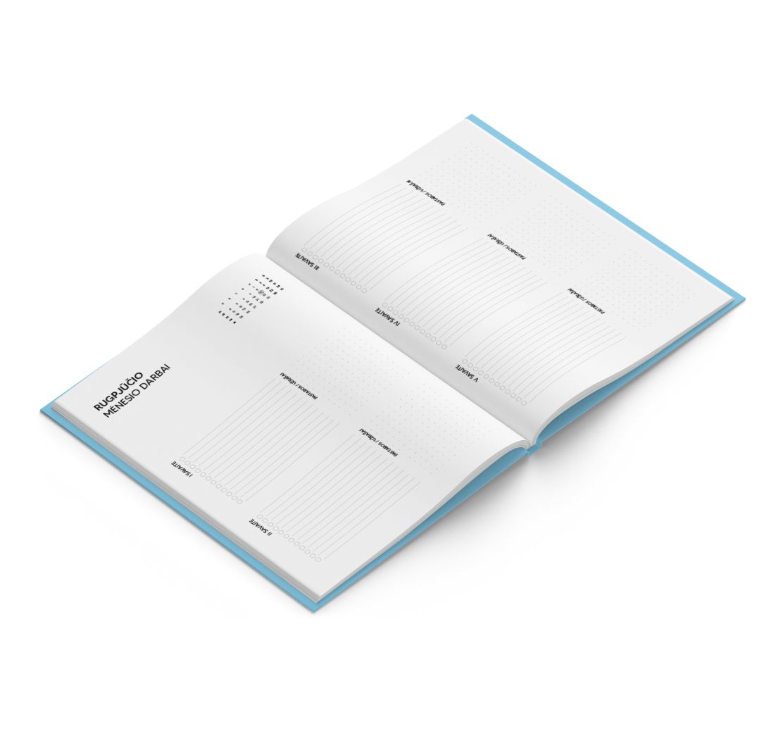 DaVinci 365® darbo knygos – „Tikslai – Planai“ – JŪRA